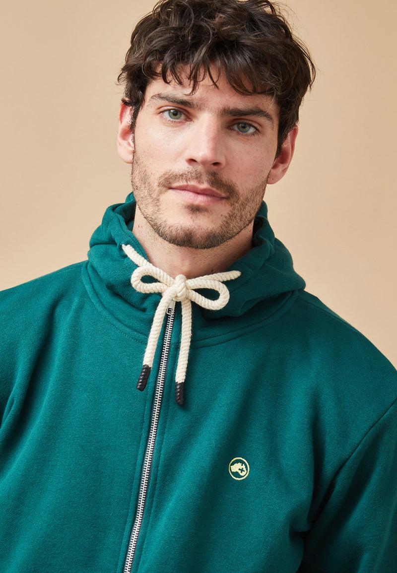 Altonadock Sudadera Cremallera Verde Venta caliente