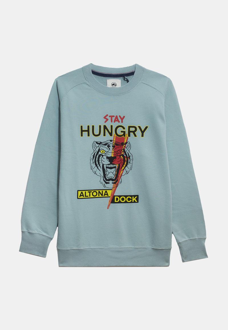 Altonadock Sudadera Hungry Azul Mejor oferta