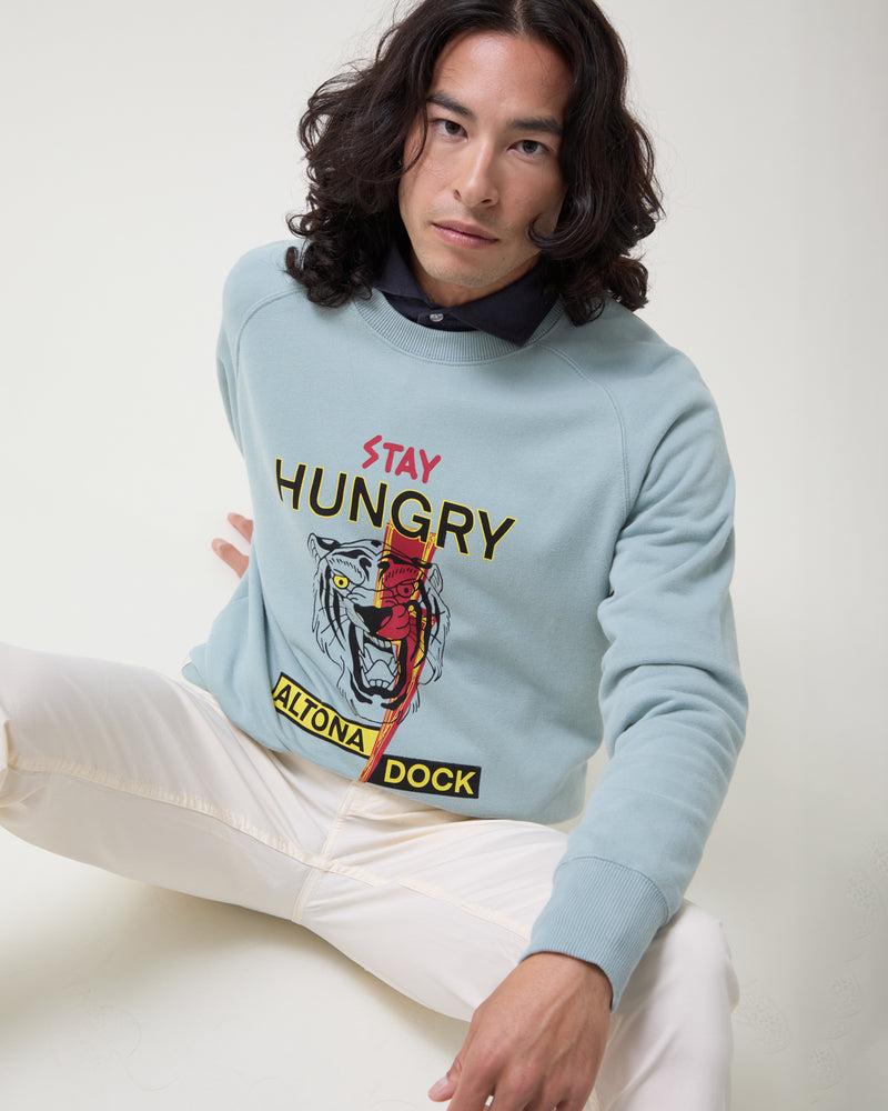 Altonadock Sudadera Hungry Azul Mejor oferta
