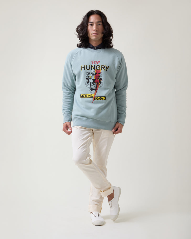 Altonadock Sudadera Hungry Azul Mejor oferta
