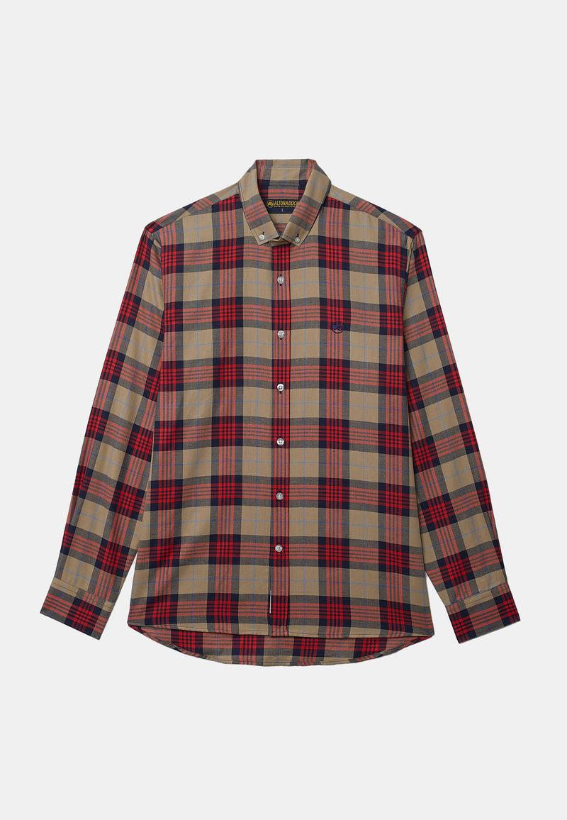 Altonadock Camisa Cuadros Marrón En línea