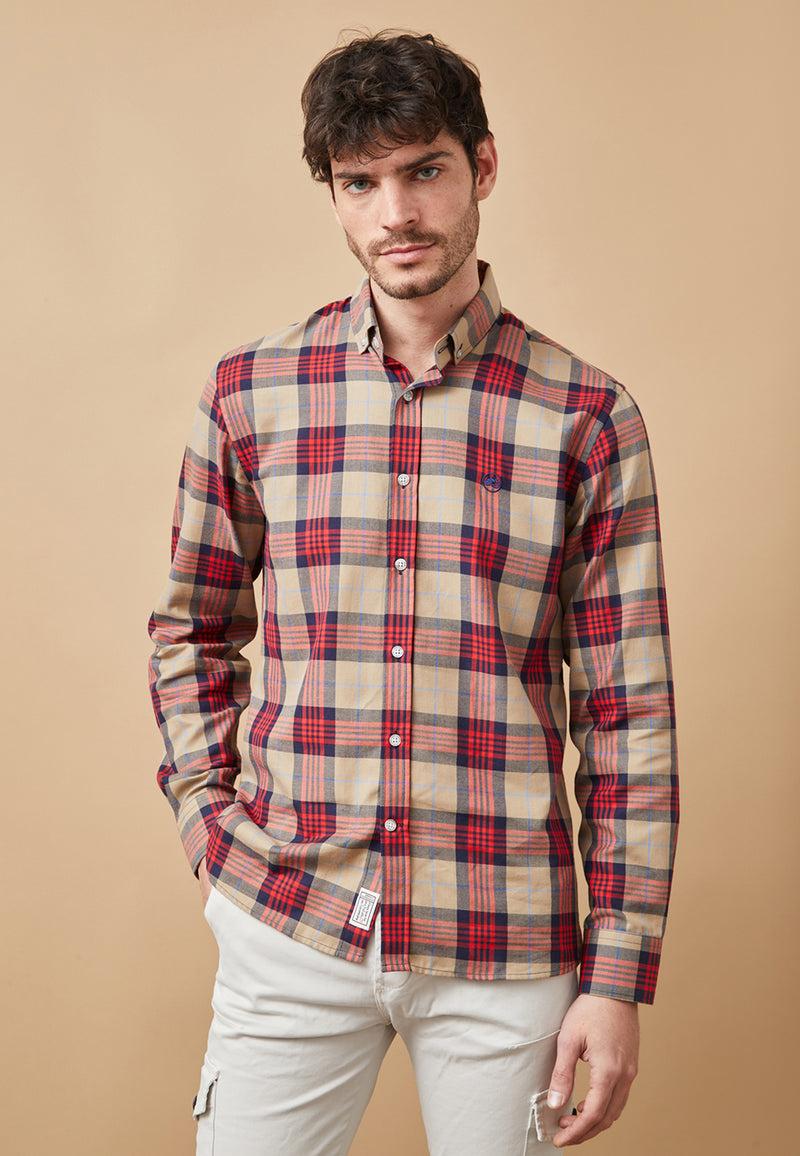 Altonadock Camisa Cuadros Marrón En línea