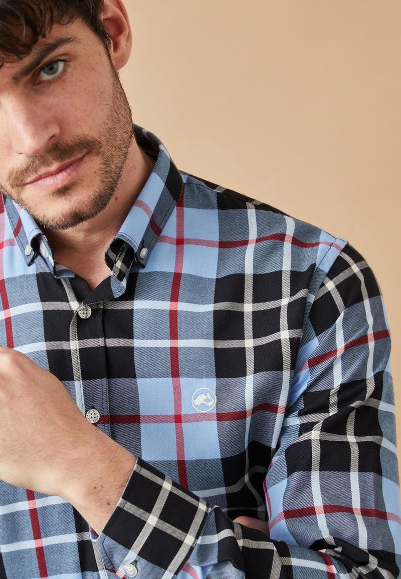 Altonadock Camisa Cuadros Azul Ofertas