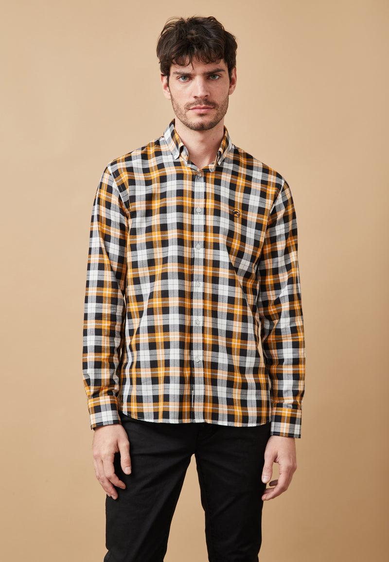 Altonadock Camisa Cuadros Amarillo Venta caliente