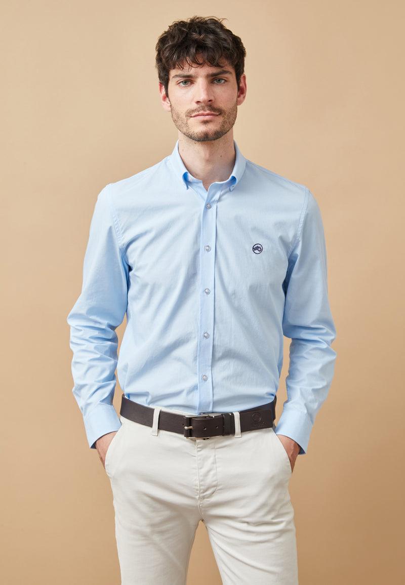 Altonadock Camisa Azul Popelín Gran oferta
