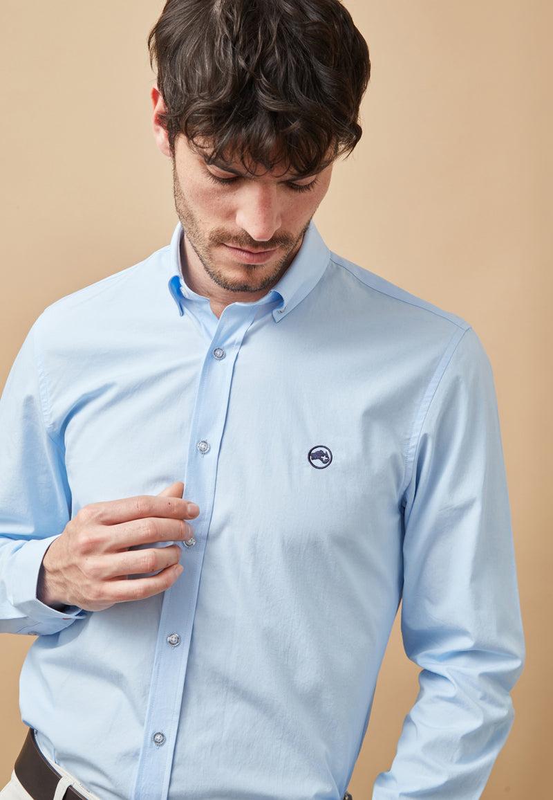 Altonadock Camisa Azul Popelín Gran oferta