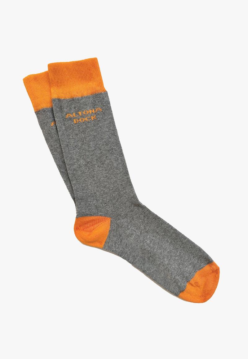 Altonadock Calcetines Grises y Naranjas Tienda
