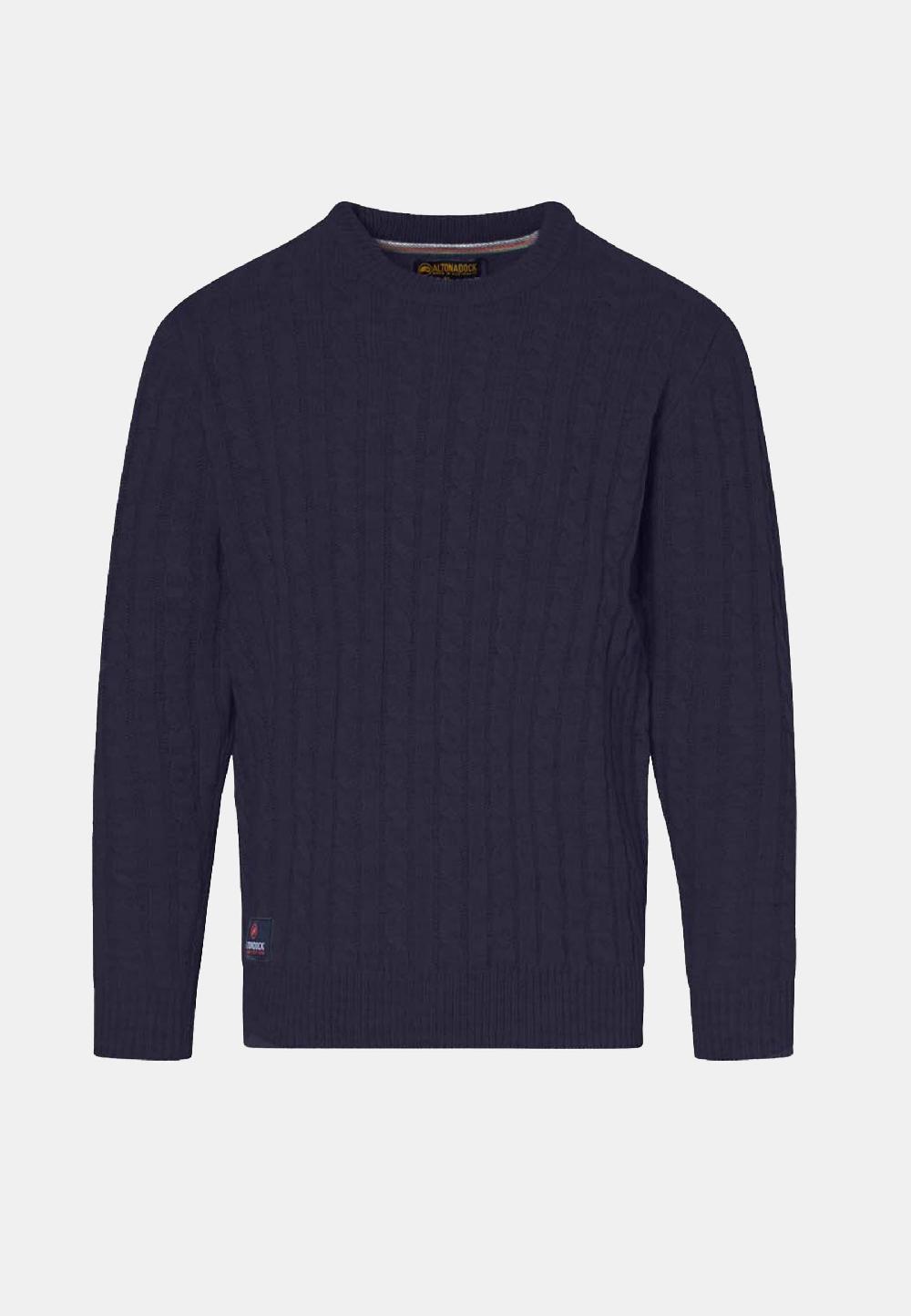 Altonadock Jersey Trenzado Azul Marino Rebajas