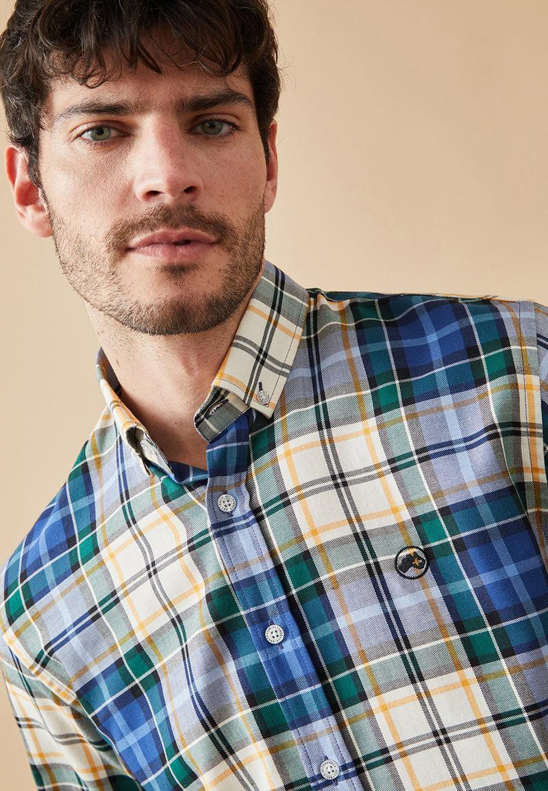 Altonadock Camisa Cuadros Verde Tienda de fábrica