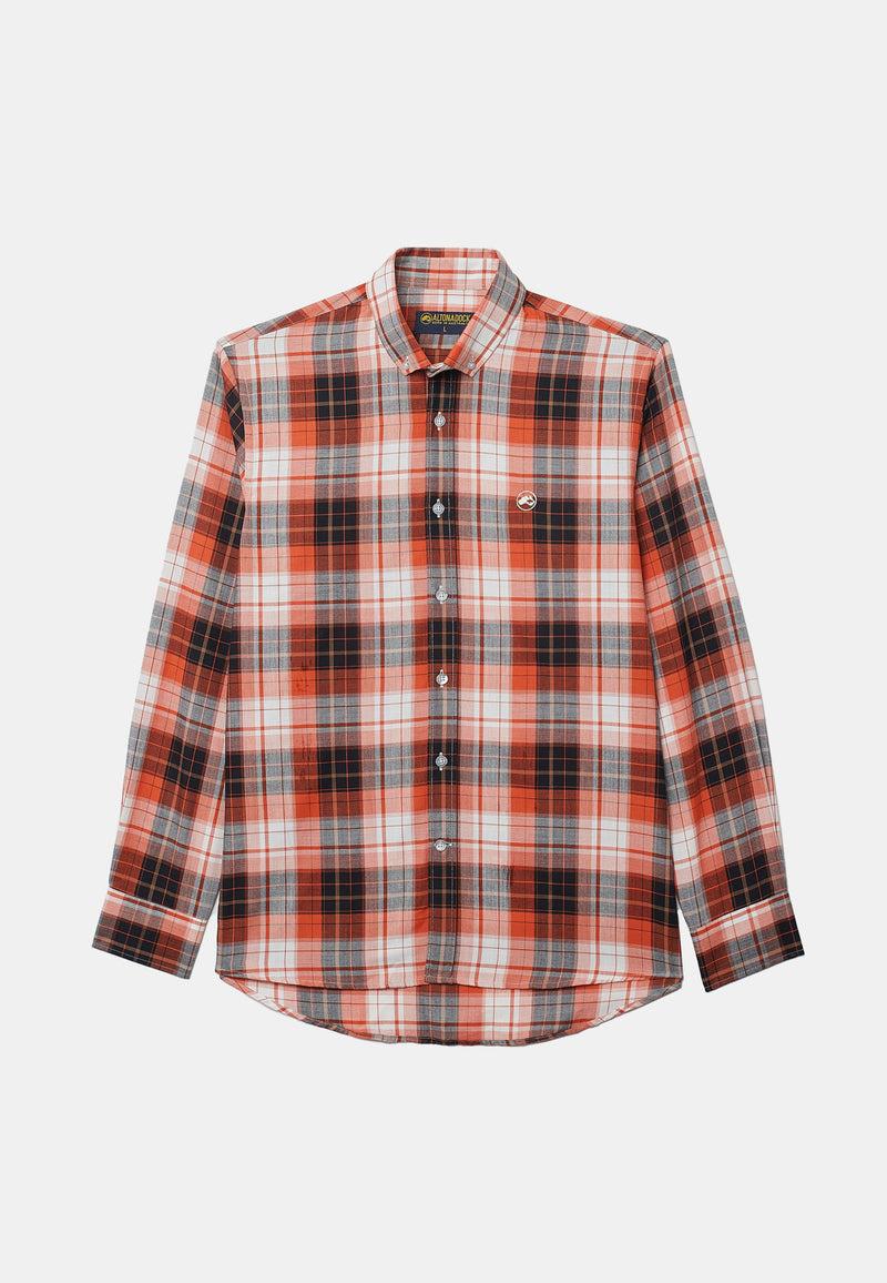 Altonadock Camisa Cuadros Naranja Ahorra y exporta