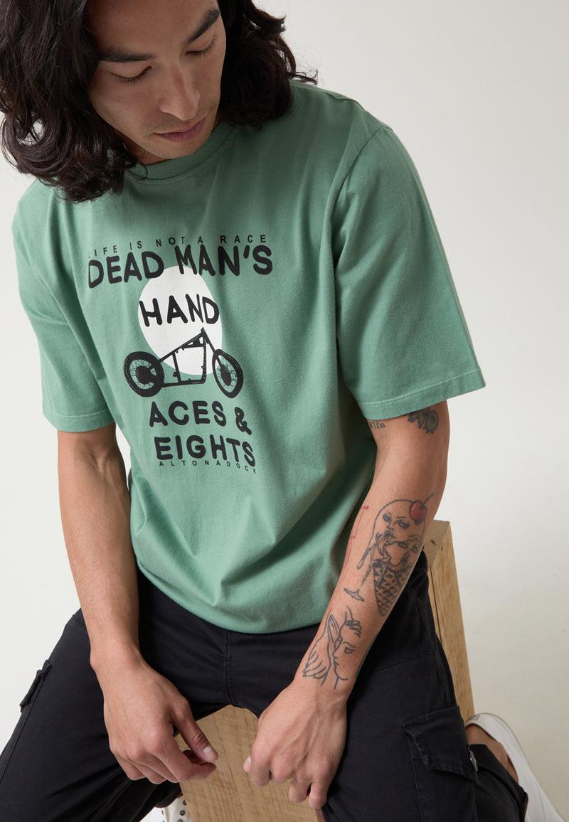 Altonadock Camiseta Cafe Racer Verde Libre de impuestos