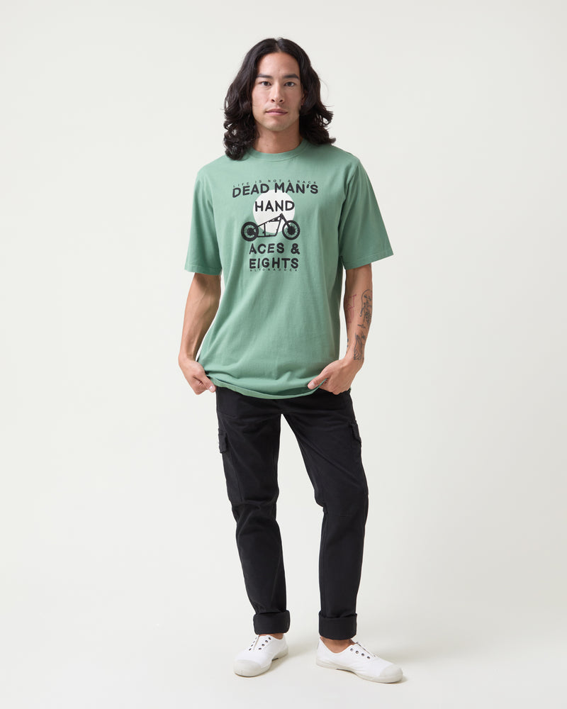 Altonadock Camiseta Cafe Racer Verde Libre de impuestos