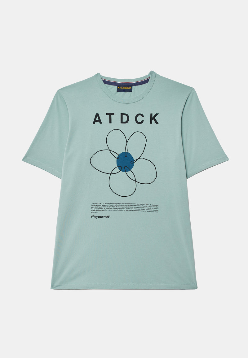 Altonadock Camiseta Flor Blue Surf Gran oferta