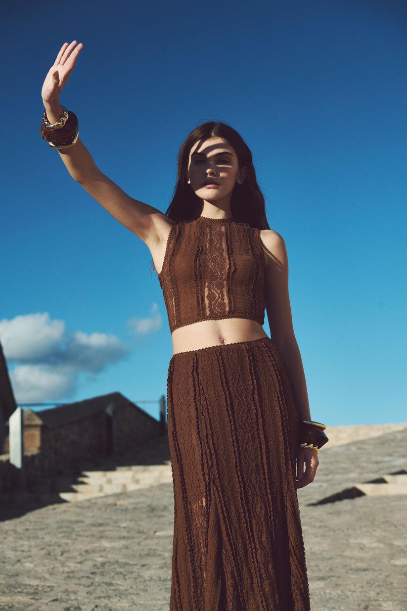Charo ruiz ibiza Falda midi Erika Tienda