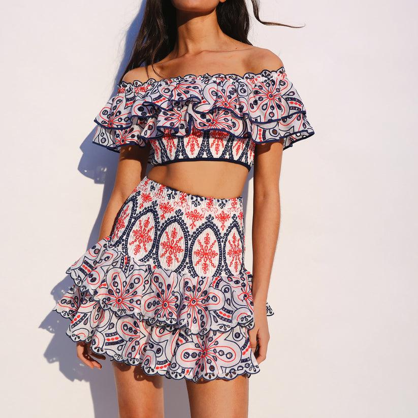 Charo ruiz ibiza Falda corta Noa Última moda