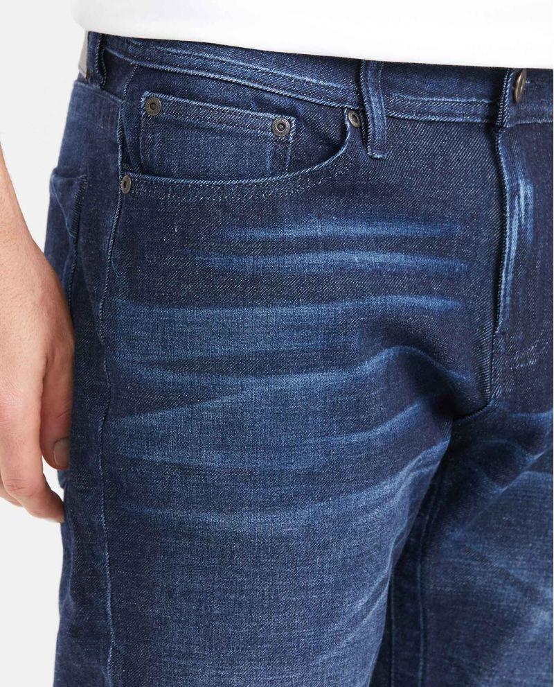 Chevignon Jean Slim Fit Tiro Medio Bota Slim Azul Ultra Oscuro para Hombre Liquidación