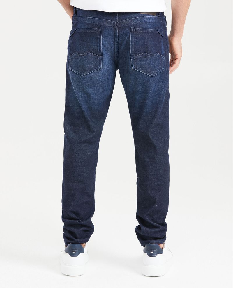 Chevignon Jean Slim Fit Tiro Medio Bota Slim Azul Ultra Oscuro para Hombre Liquidación