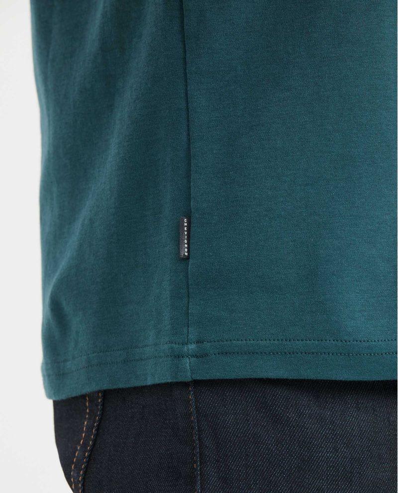 Chevignon Camiseta Básica Slim Fit Cuello Redondo en Algodón Doble Punto para Hombre Envío internacional gratuito