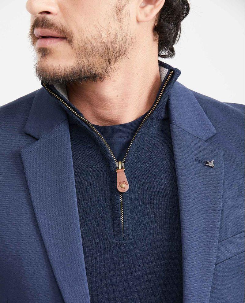 Chevignon Blazer en Tejido de Punto con Bolsillos Funcionales para Hombre Tienda de fábrica