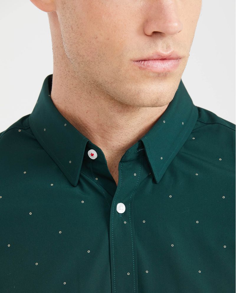 Chevignon Camisa Premium Slim Fit Manga Larga con Estampado Mini Print para Hombre Limitado a 3 días