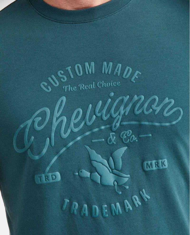 Chevignon Camiseta Slim Fit Estampada Cuello Redondo para Hombre Precios de Black Friday