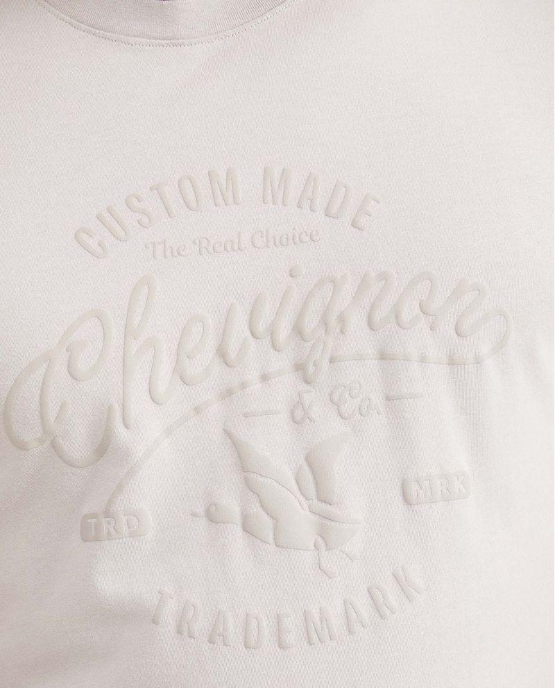 Chevignon Camiseta Slim Fit Estampada Cuello Redondo para Hombre En oferta