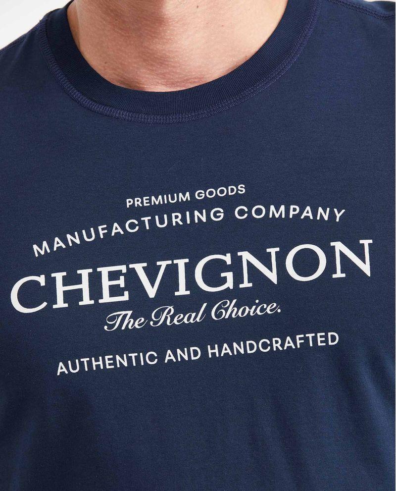 Chevignon Camiseta Classic Fit Estampada Cuello Redondo para Hombre Ofertas especiales