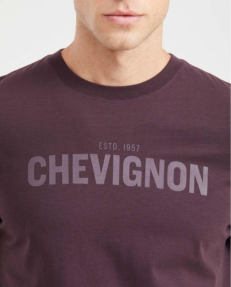 Chevignon Camiseta Slim Fit Estampada Cuello Redondo para Hombre Precio ultrabajo
