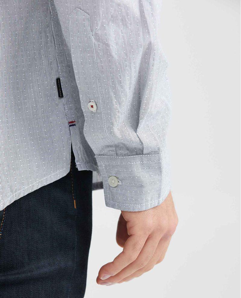 Chevignon Camisa Classic Fit Manga Larga con Estampado de Rayas para Hombre Venta caliente