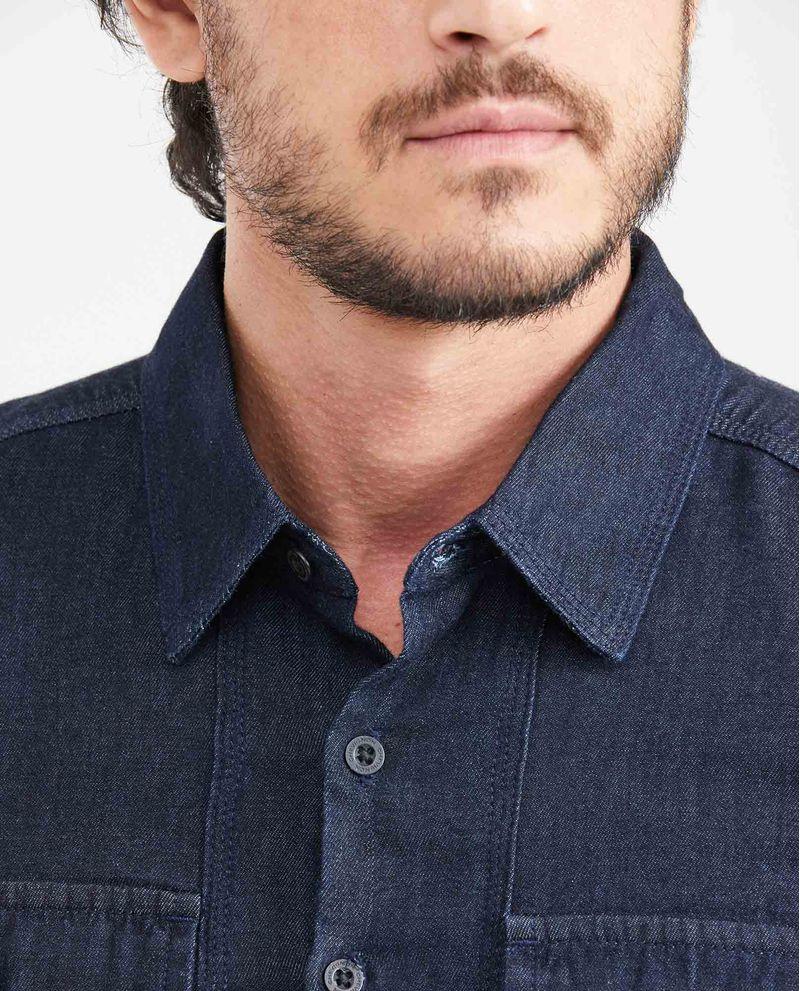 Chevignon Camisa en Denim 100% Algodón Slim Fit Manga Larga Azul Ultra Oscuro para Hombre Mejor oferta