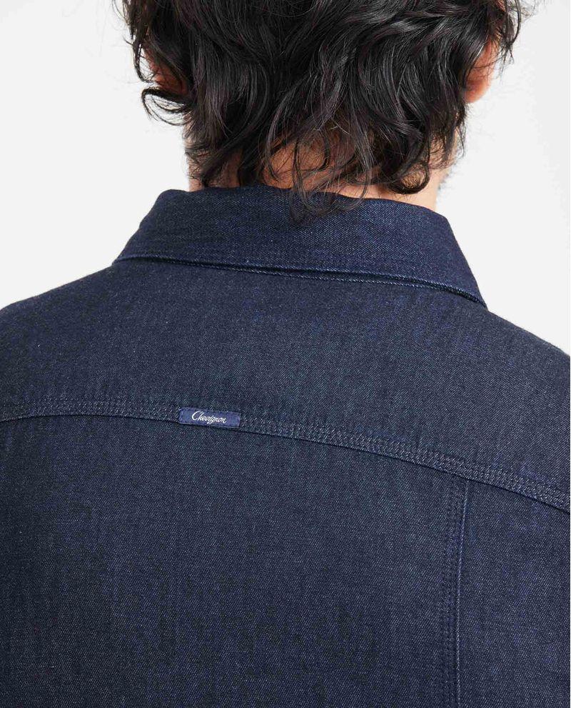 Chevignon Camisa en Denim 100% Algodón Slim Fit Manga Larga Azul Ultra Oscuro para Hombre Mejor oferta