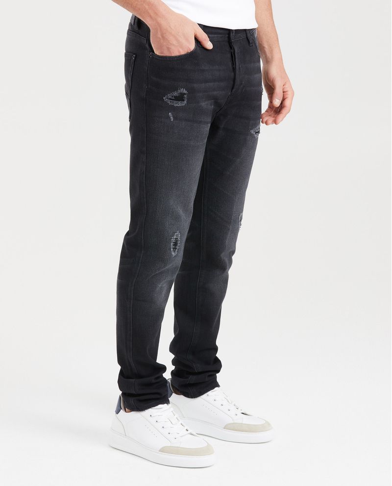 Chevignon Jean Súper Slim Fit Tiro Bajo Bota Super Slim Negro para Hombre Rebajas online