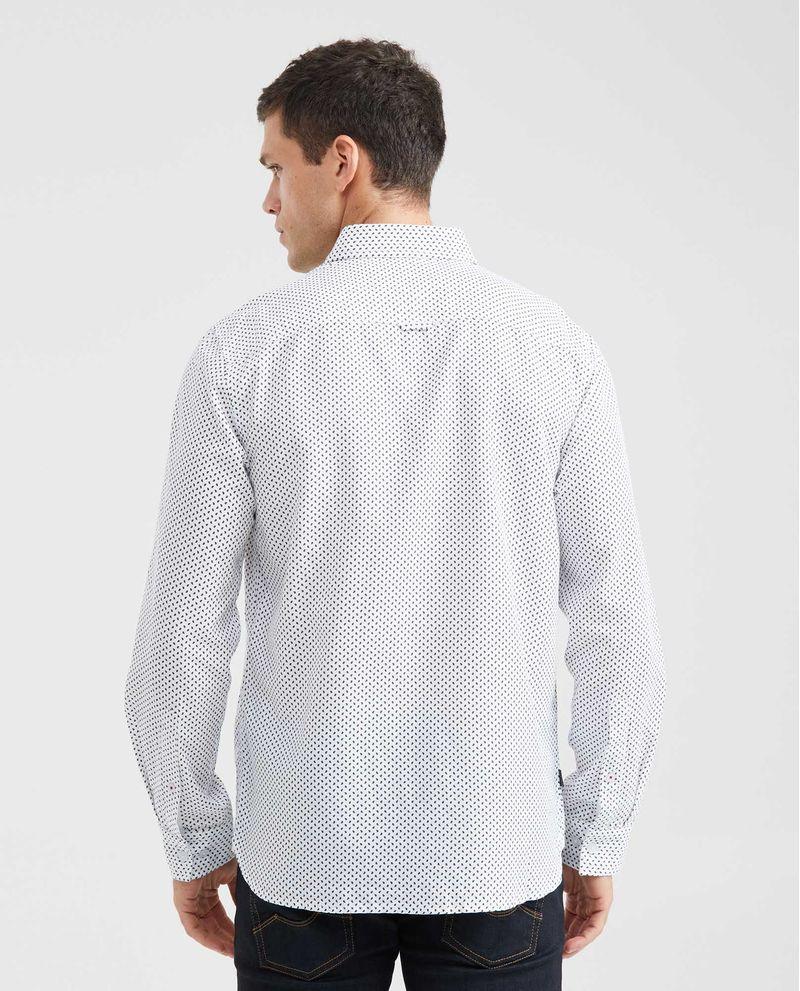 Chevignon Camisa Classic Fit Manga Larga con Estampado Mini Print para Hombre Envío gratis