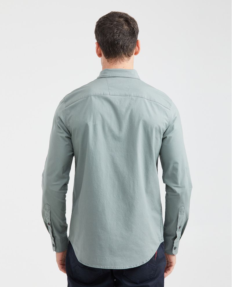 Chevignon Camisa Slim Fit Manga Larga con Bolsillo para Hombre Último día