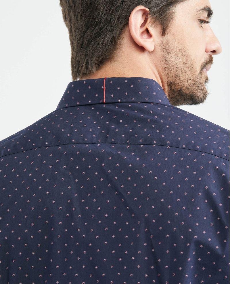 Chevignon Camisa Premium de Hombre Slim Fit Manga Larga - Mini Print Coolmax Promoción trimestral
