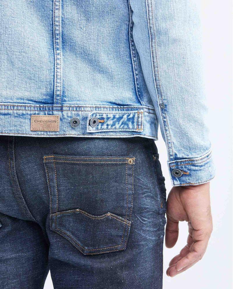 Chevignon Chaqueta en Denim Azul Claro con rotos para Hombre Precios de Black Friday
