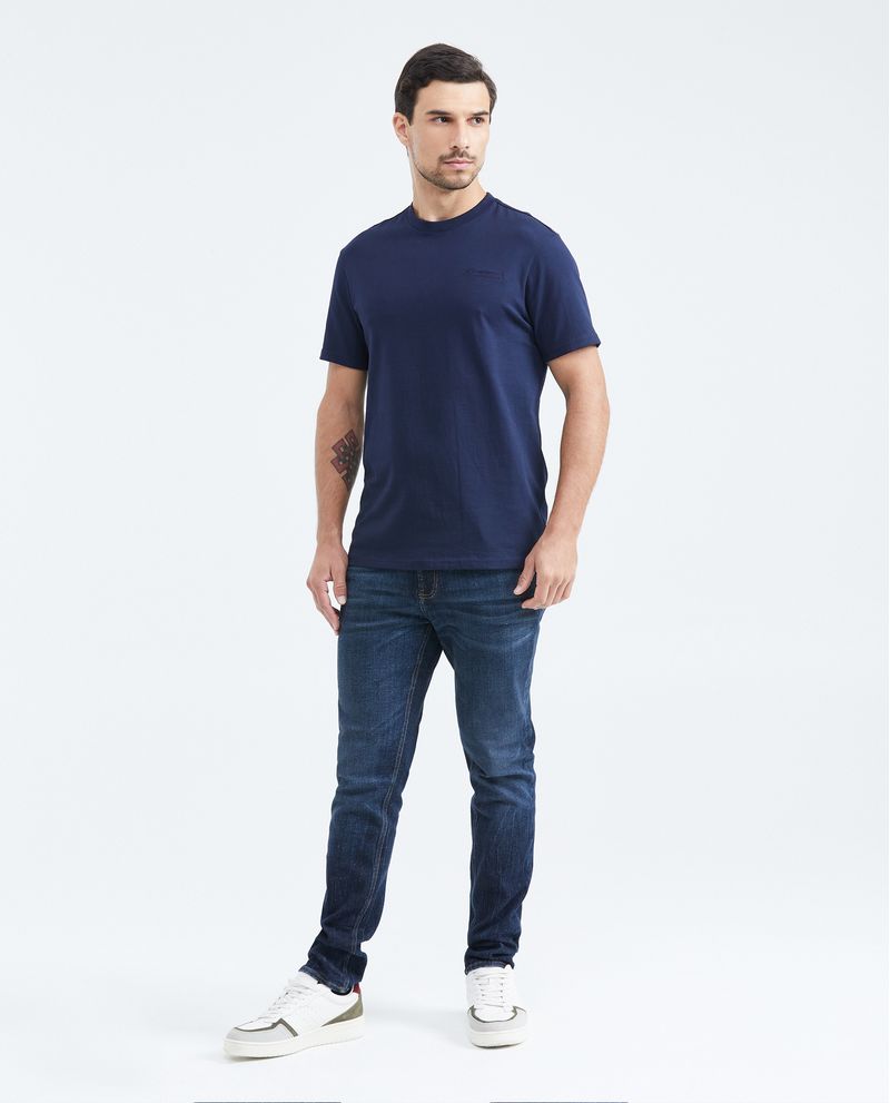 Chevignon Camiseta Slim Fit con Bordado Cuello Redondo para Hombre En oferta