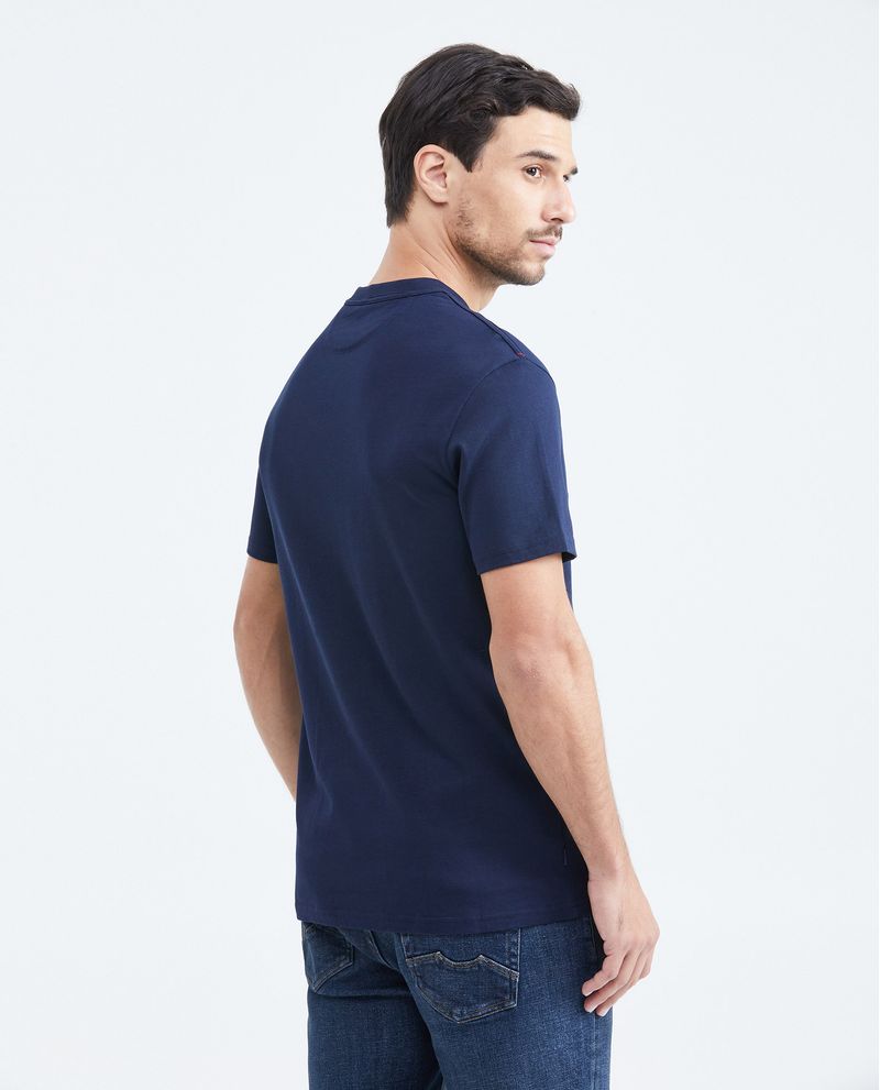 Chevignon Camiseta Slim Fit con Bordado Cuello Redondo para Hombre En oferta