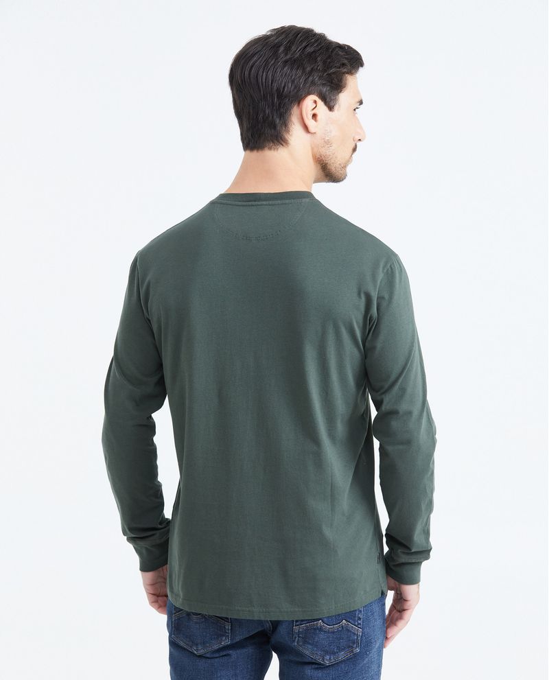 Chevignon Camiseta Classic Fit Manga Larga con Estampado para Hombre Descuentos del mes