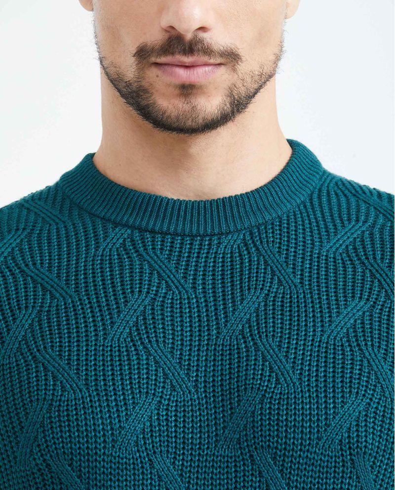 Chevignon Suéter Tejido con Cuello Redondo Grueso para Hombre Ofertas de temporada