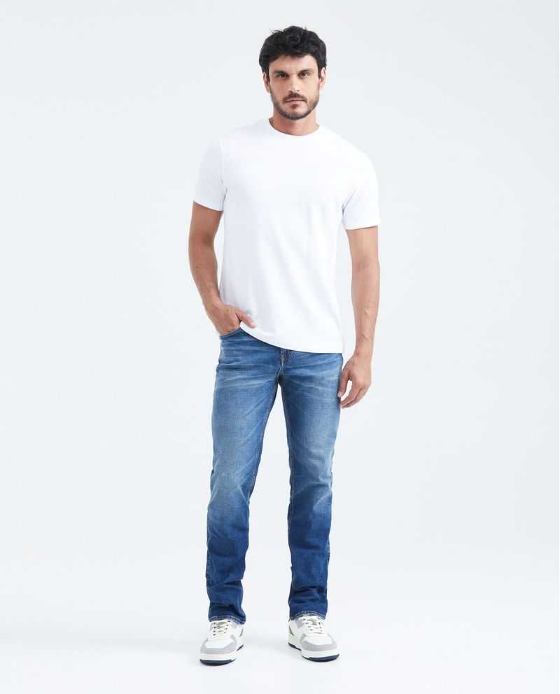 Chevignon Jean Straight Fit Tiro Medio Boot Cut Azul Medio para Hombre Venta caliente