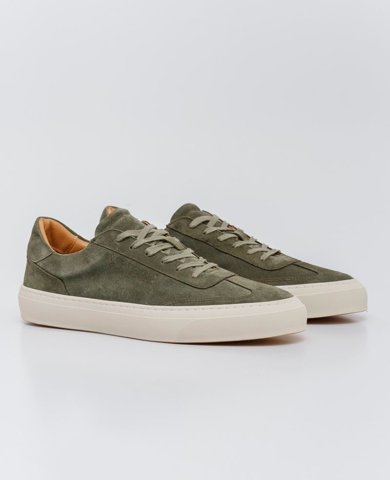 Chevignon Tenis de Hombre en Cuero Gamuzado Caña Baja Horma Básica Estilizada Rebajas online