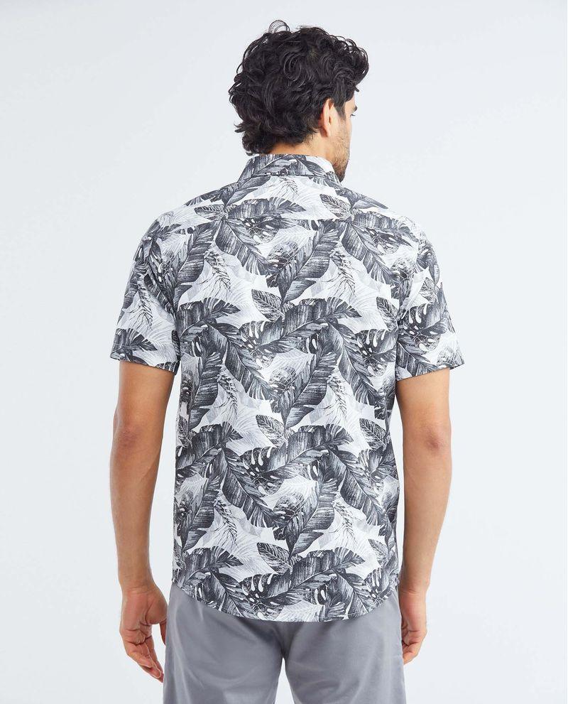 Chevignon Camisa Resort de Hombre Classic Fit Manga Corta - Maxi Print Palmeras Precio de fábrica