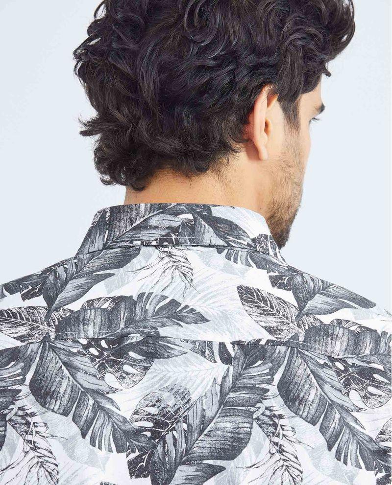 Chevignon Camisa Resort de Hombre Classic Fit Manga Corta - Maxi Print Palmeras Precio de fábrica