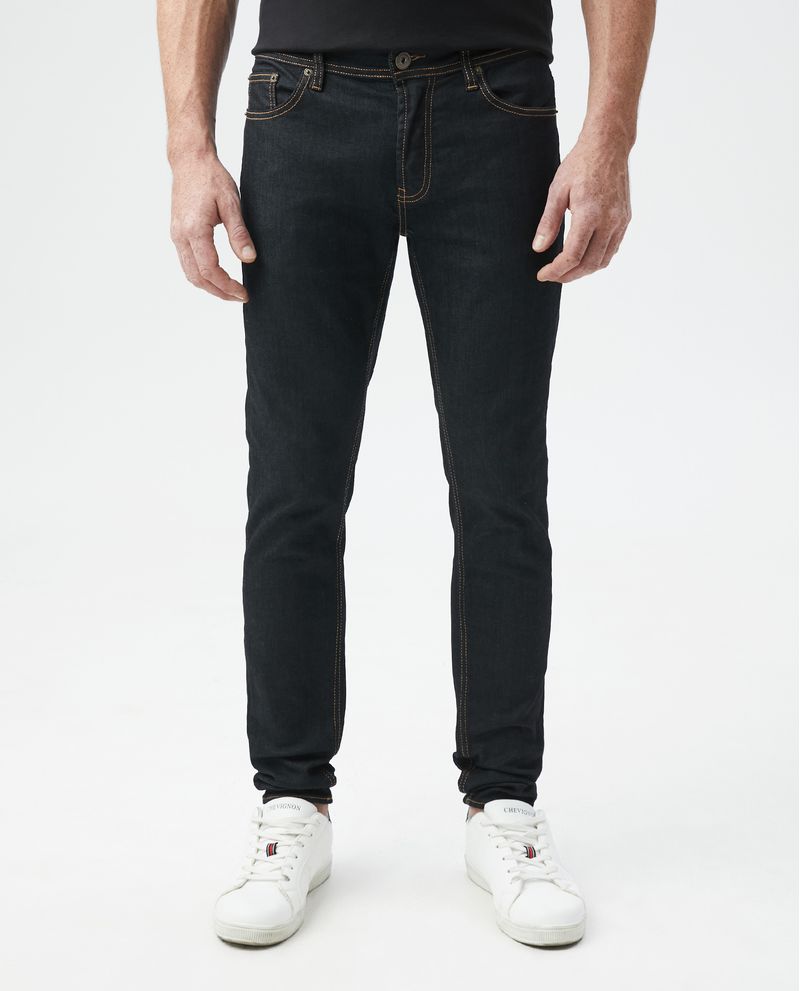 Chevignon Jean de Hombre Super Slim Fit Rider Bota Super Slim - Azul Oscuro Acabado Resinado Solo queda un día
