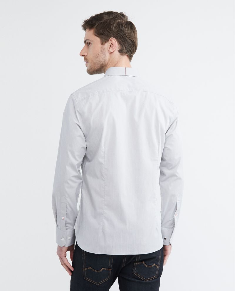 Chevignon Camisa Premium de Hombre Slim Fit Manga Larga - Mini Cuadros Efecto Dobby Envío internacional gratuito