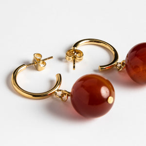 D lirio Pendientes Ambar Outlet online