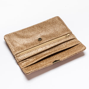 Dlirioshop Cartera de Piel Cava Purpurina Ventas relámpago