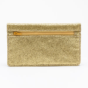 Dlirioshop Cartera de Piel Dorada Purpurina Descuento