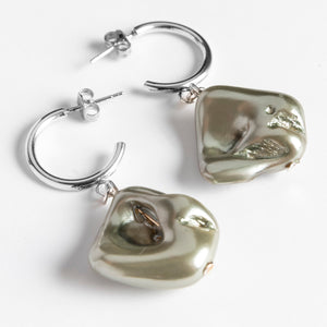 Dlirioshop Pendientes Perlé Grey Limitado a 3 días